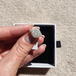 SZ Diamond Sterling Silver Signet Ring
